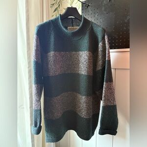 Men’s Rough Edge Mock Turtleneck Pullover Sweater Size XL